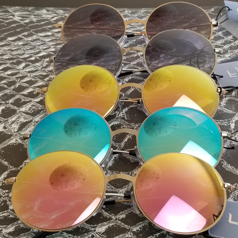 Round Mirror Sunglasses
